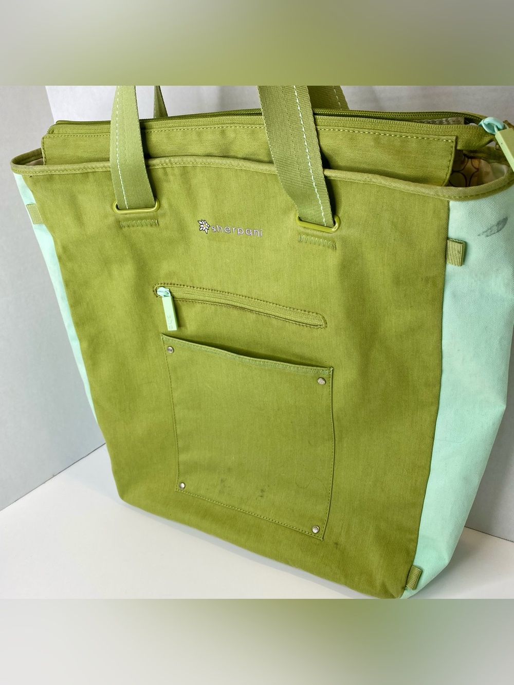 Large Green Sherpani Tote Bag